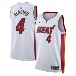 Maillot NBA Miami Heat Victor Oladipo 4 Nike 2022-23 Association Edition Blanc Swingman - Homme